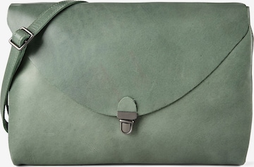 Borsa a tracolla 'Fold' di Harold's in verde: frontale