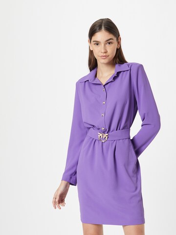 PINKO Blousejurk in Lila: voorkant