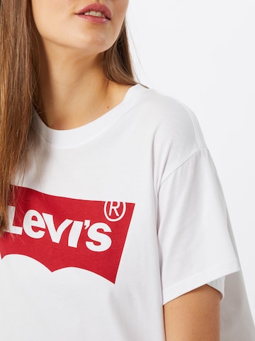 LEVI'S ® Тениска 'Graphic Varsity Tee' в бяло