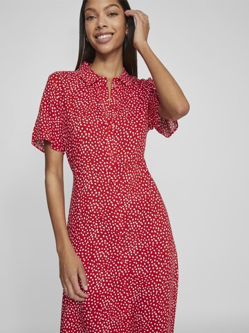 Robe-chemise VILA en rouge