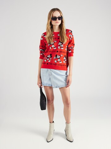 PRINCESS GOES HOLLYWOOD - Pullover 'Mickey Mouse' em vermelho