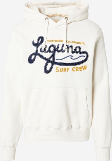 Megztinis be užsegimo iš HOLLISTER, spalva – kremo / tamsiai mėlyna / rusvai rausva, Prekių apžvalga