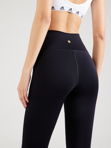 Athlecia Slimfit Sporthose 'Franz' in Schwarz