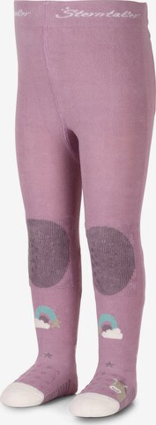 STERNTALER Tights 'Pauline' in Purple: front