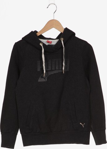 PUMA Sweatshirt & Zip-Up Hoodie in M in Grey: front