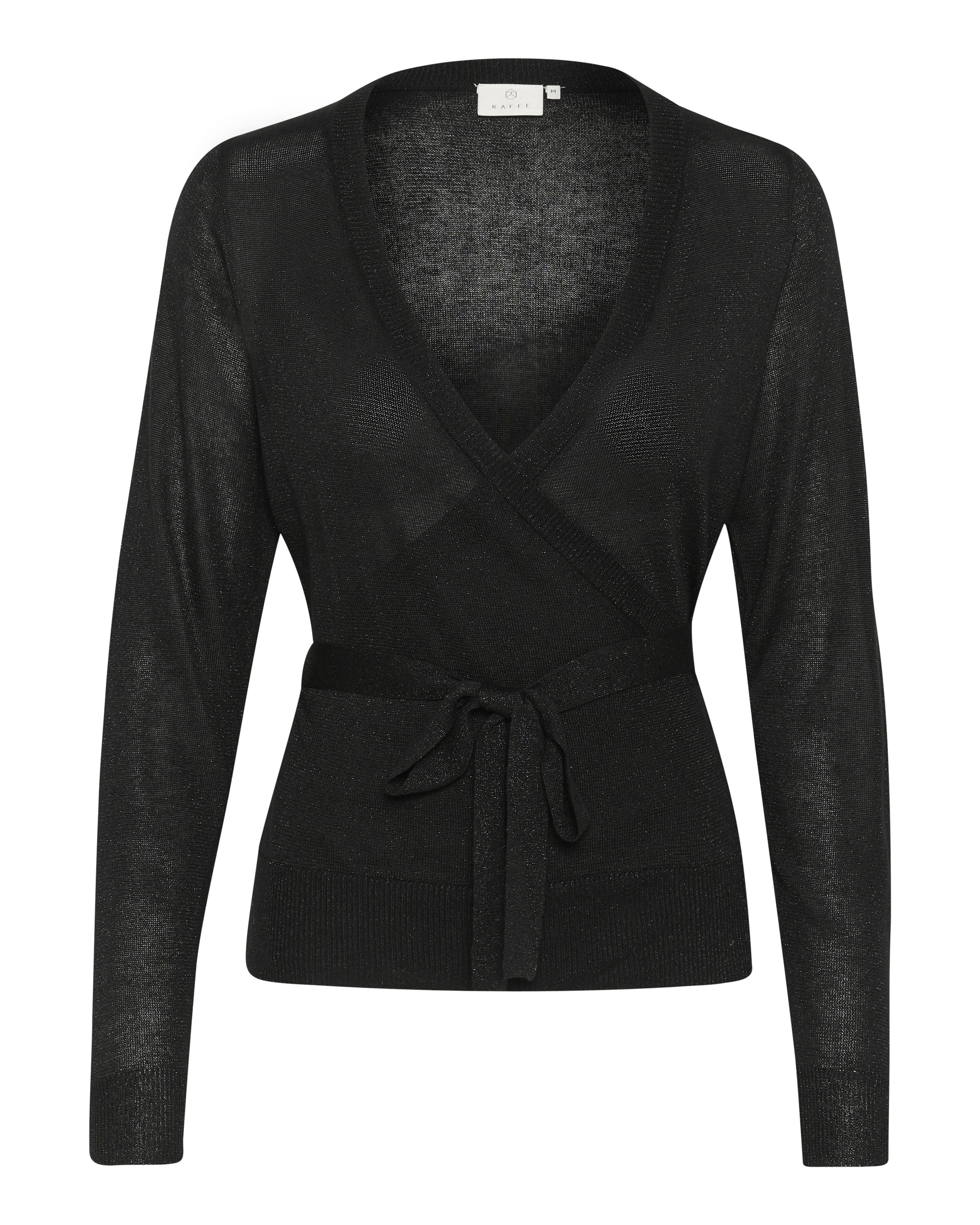 Kaffe Strickjacke 'Ankra' in Schwarz: Vorderseite