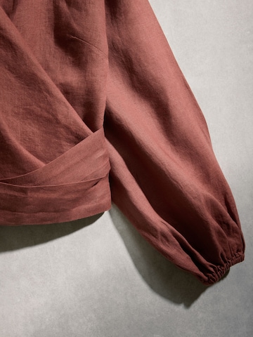 Next Bluse in Braun