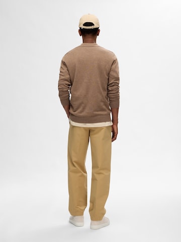 Pullover 'SLHBerg' di SELECTED in marrone