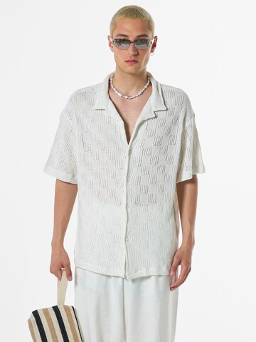Camicia 'Cowslip' di VAMOS CLO in bianco: frontale
