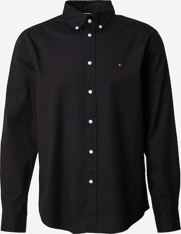 Chemise 'Flex' TOMMY HILFIGER en noir : devant