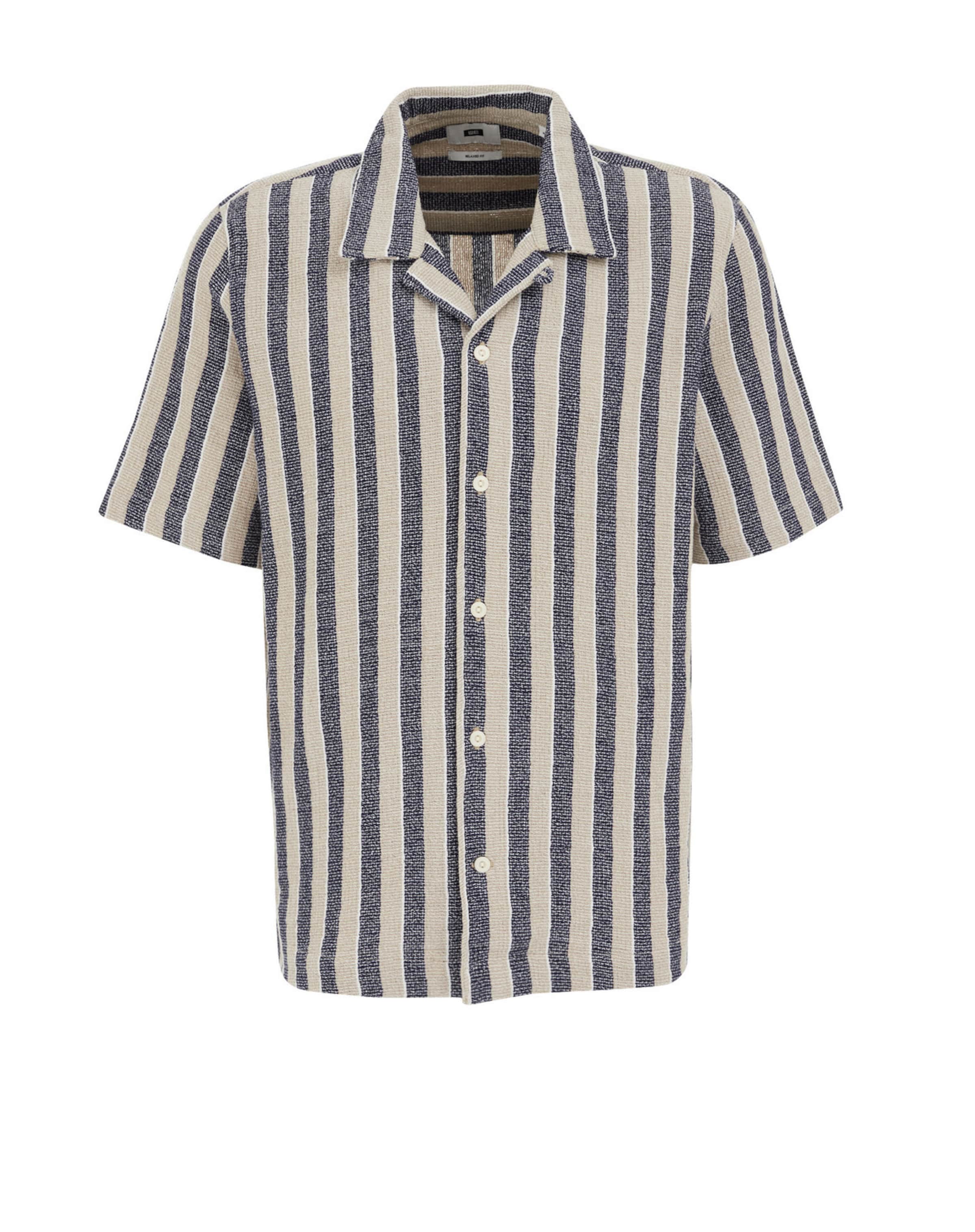 Comfort fit Camicia di WE Fashion in blu: frontale