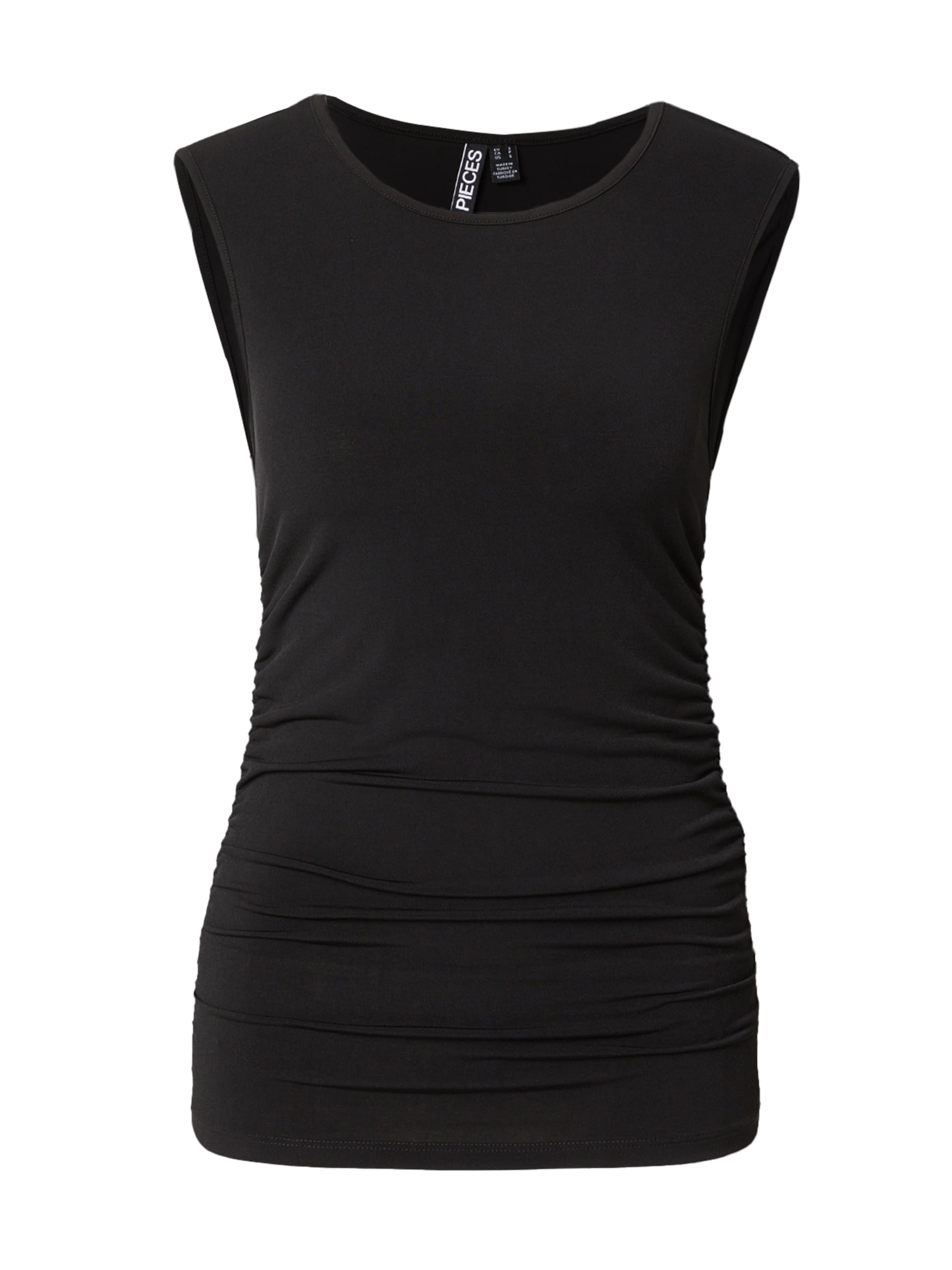 PIECES Top 'PCMadison' - Čierna: predná strana