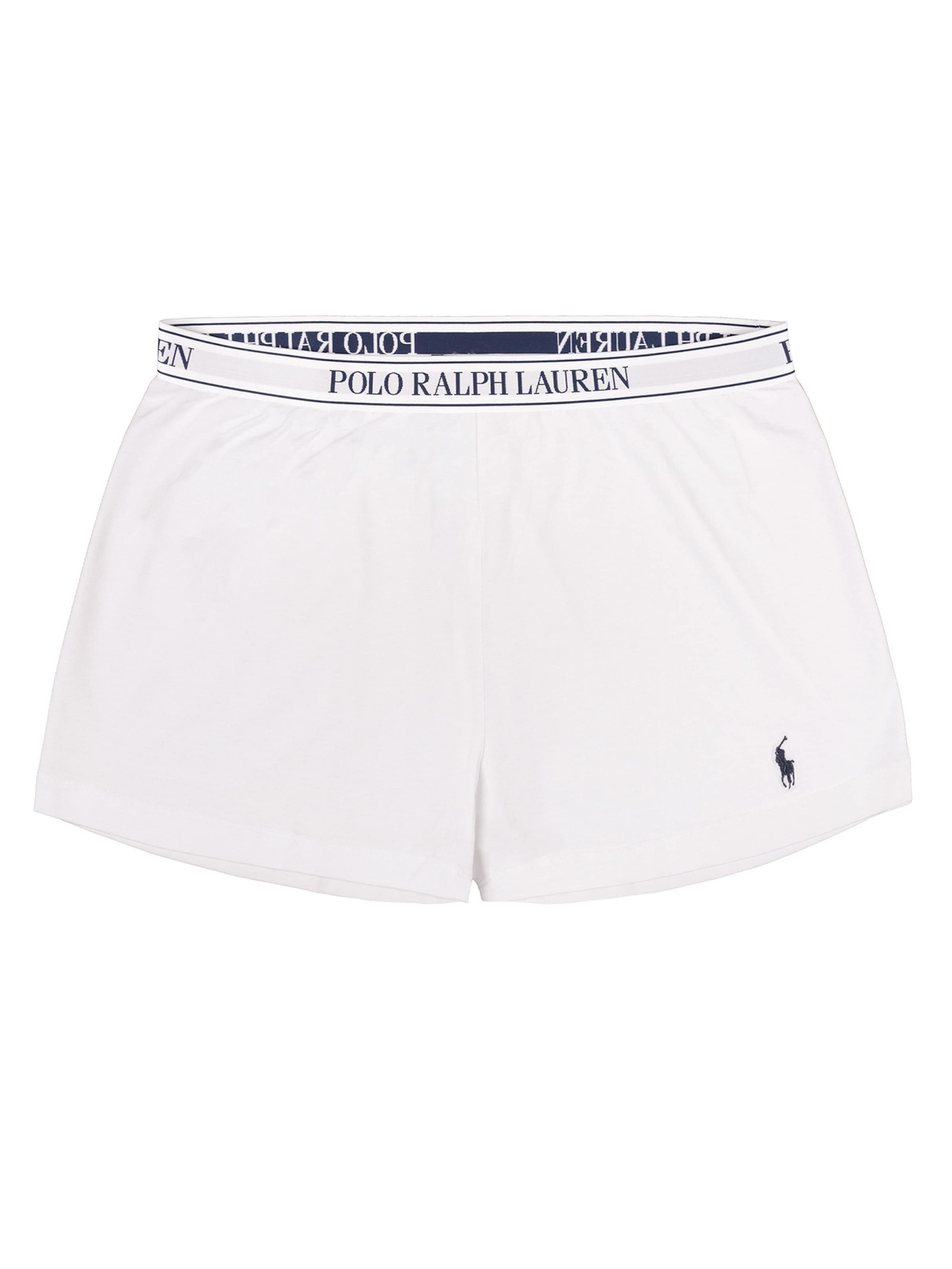 Polo Ralph Lauren Loose fit Trousers ' Polo Essentials ' in White: front