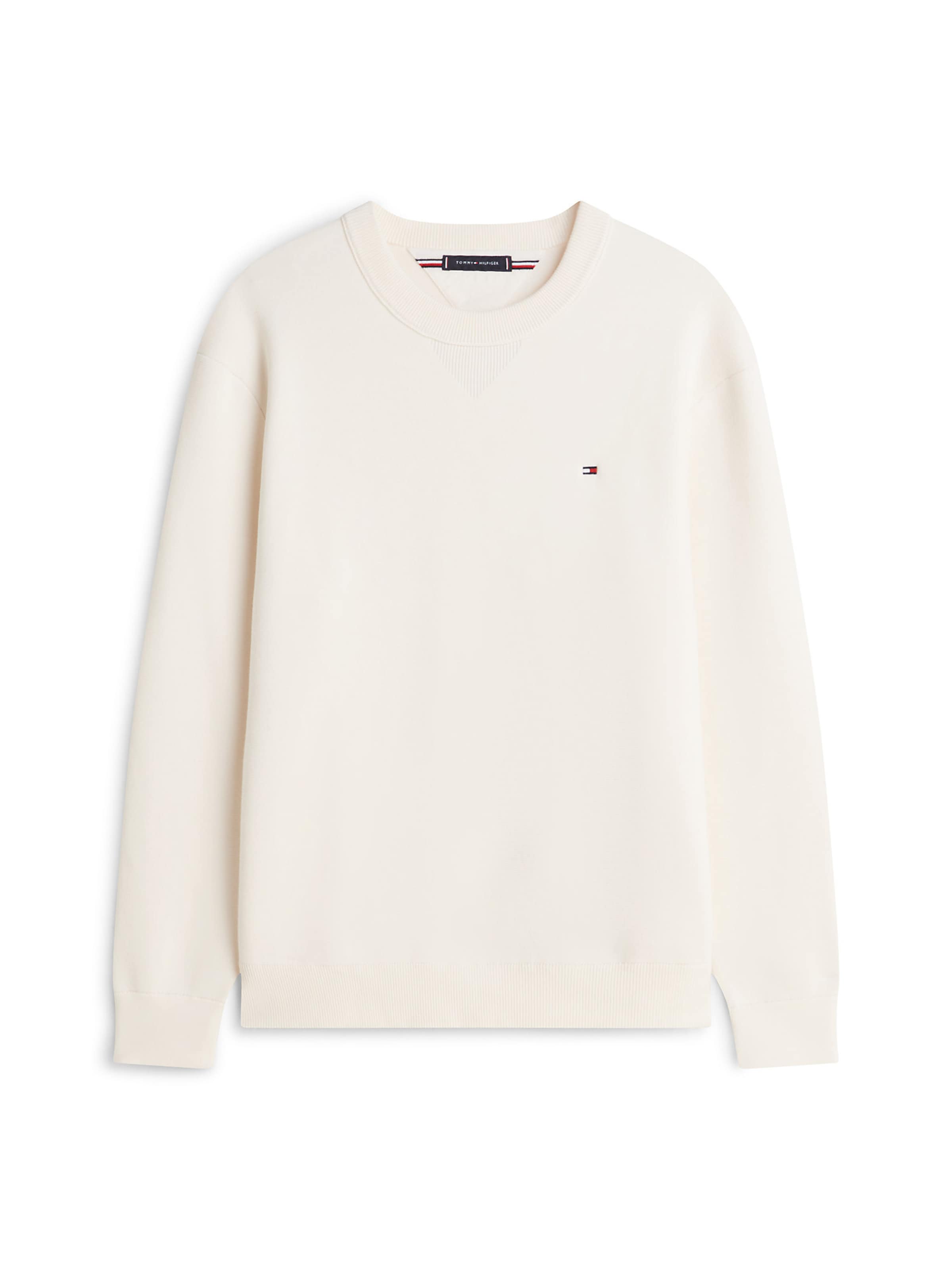 Pull-over TOMMY HILFIGER en beige : devant