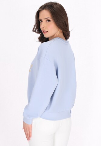 Sweat-shirt 'Fashion Look' faina en bleu