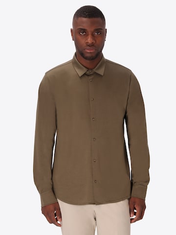 Distretto12 - Ajuste regular Camisa de negocios 'Menta' en verde