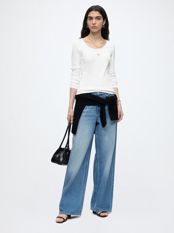T-shirt Calvin Klein Jeans en blanc