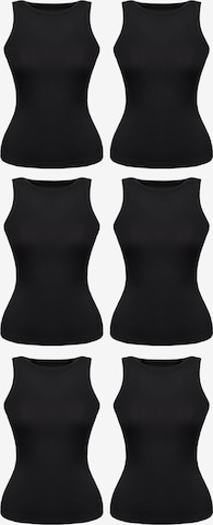 Erdem Top in Black: front