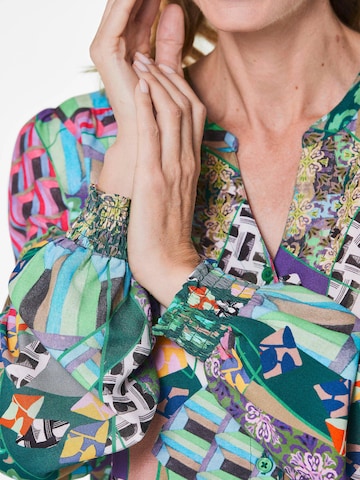 Goldner Blouse in Groen