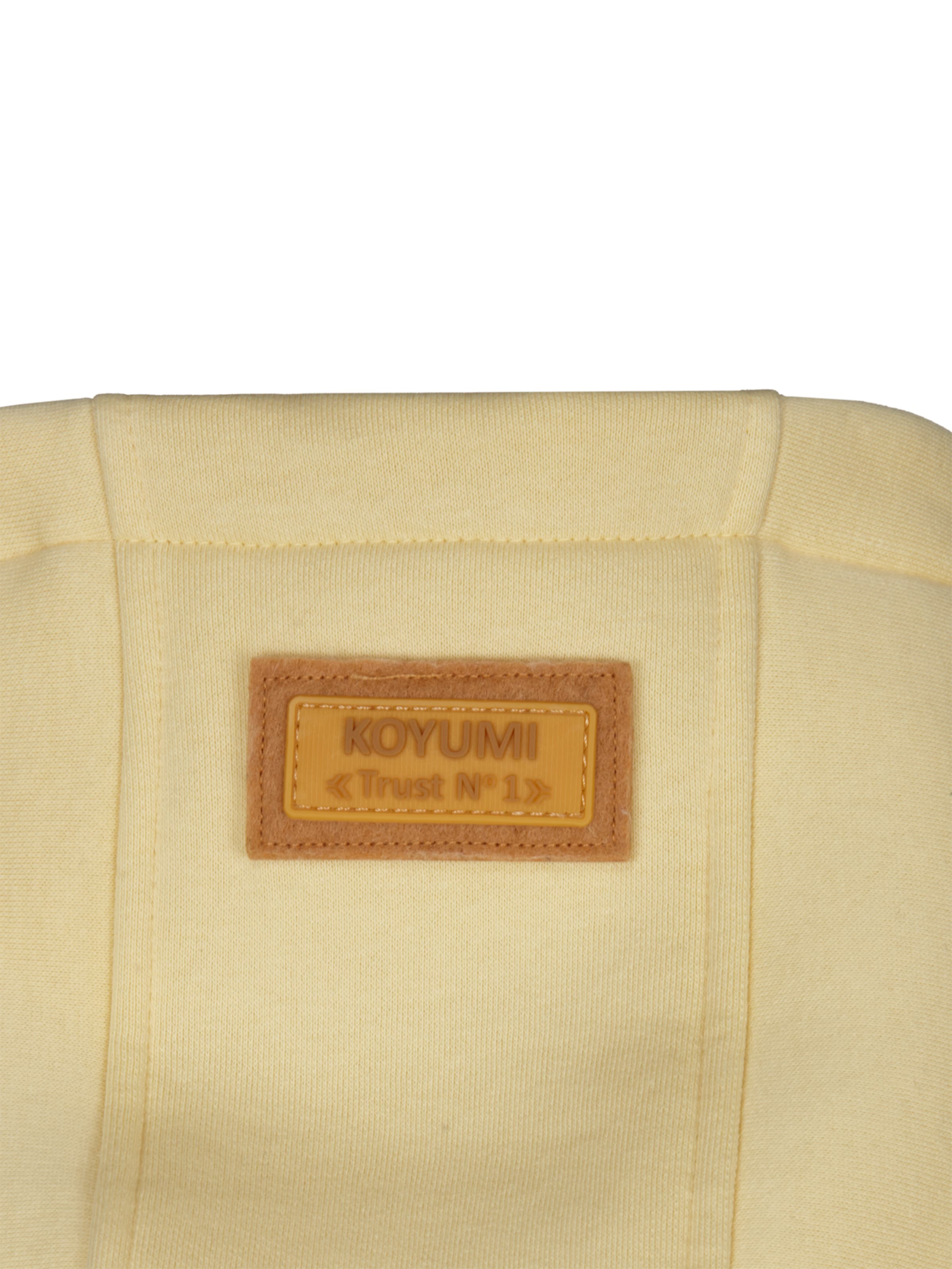 Koyumi Sweatshirt 'Break Your Neck' in Yellow