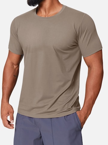 BIMONI Performance Shirt in Brown: front