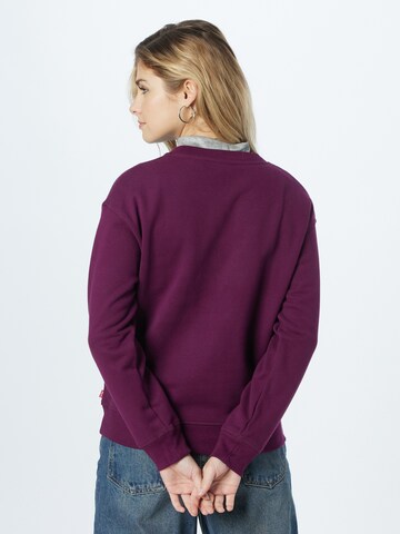 LEVI'S ® Sweatshirt 'Graphic Standard Crew' in Purple