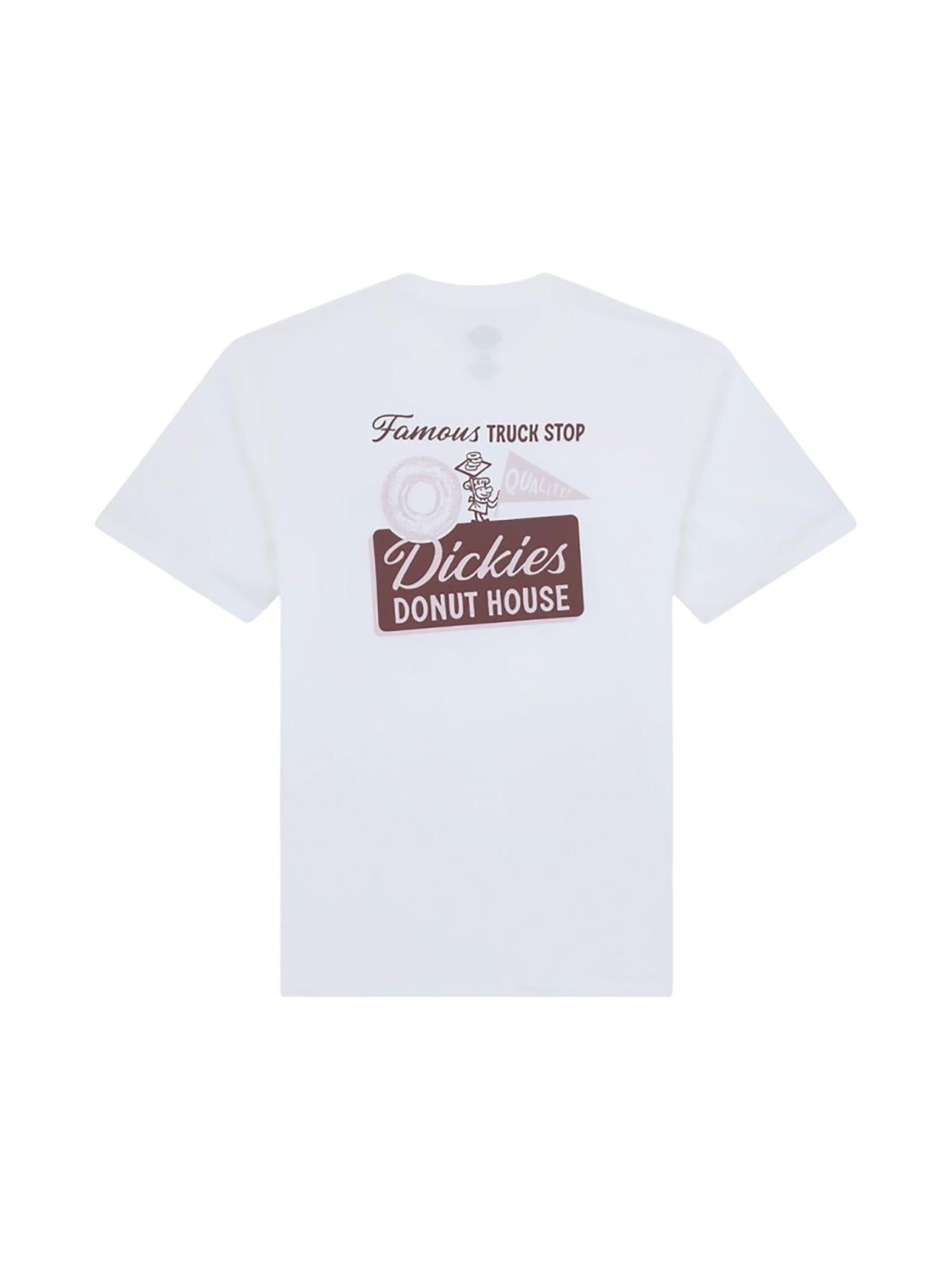 DICKIES Shirt 'Donut House' in White