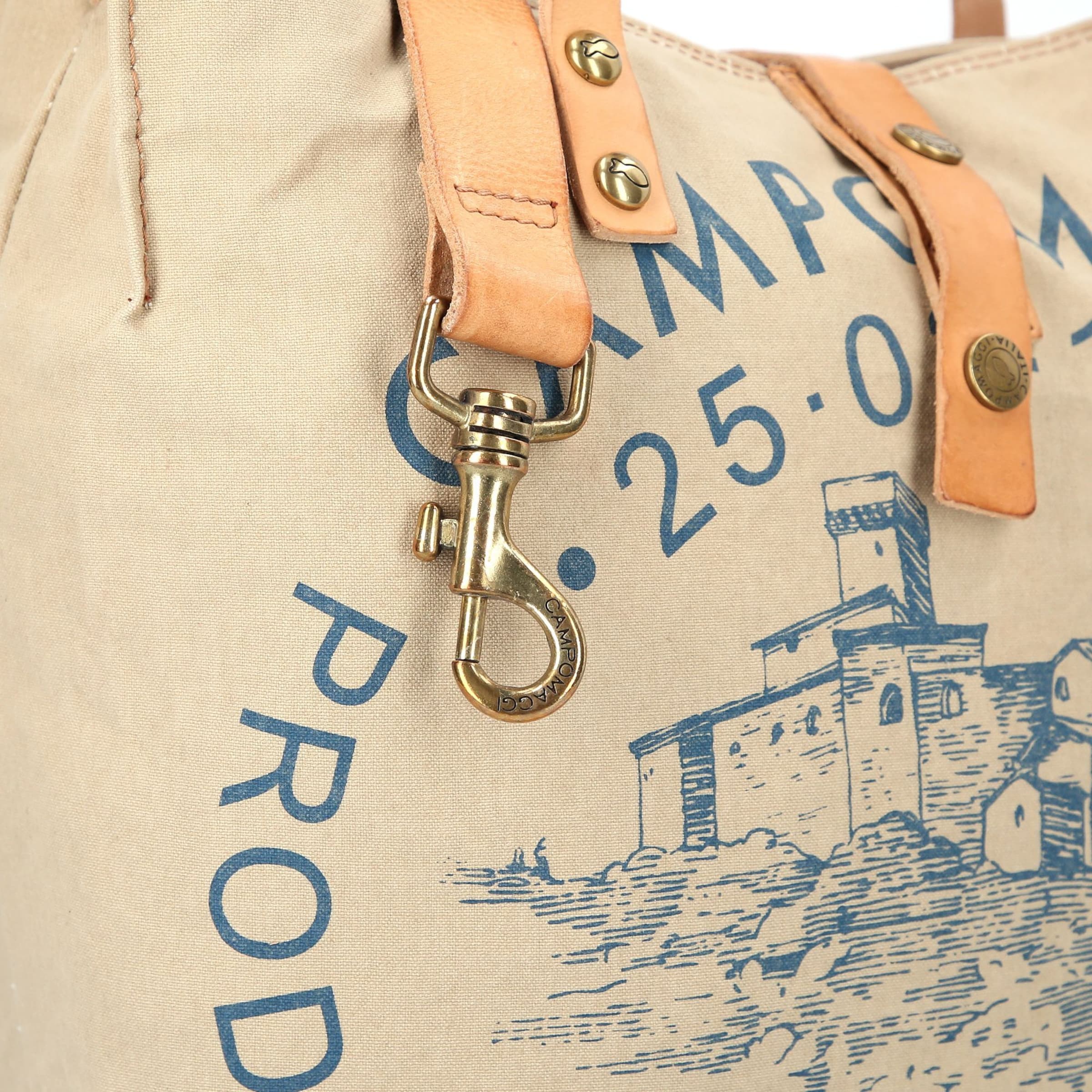 Campomaggi Shoulder Bag 'Manici' in Beige