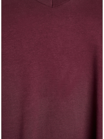 Zizzi T-Shirt 'Mcoster' in Rot