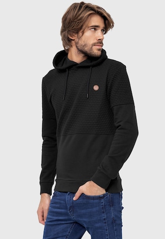 INDICODE JEANS Sweatshirt 'Franz' in Black