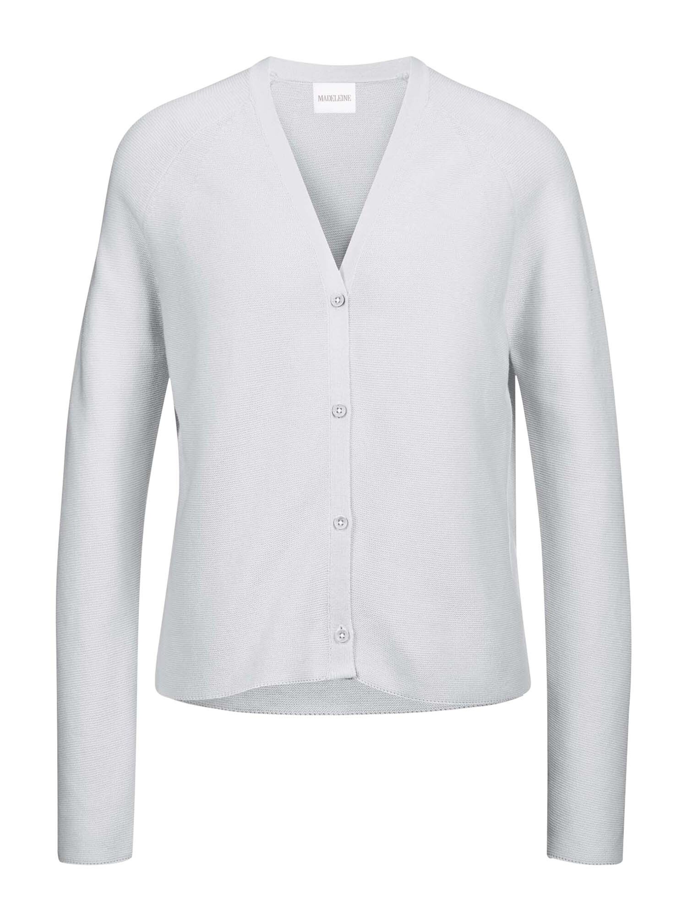 Cardigan MADELEINE en blanc : devant