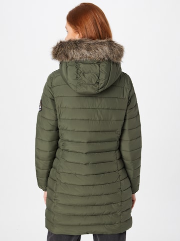 Palton de iarnă 'Fuji' de la Superdry pe verde