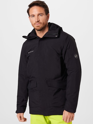 MAMMUT Outdoor jacket 'Chamuera' in Black: front