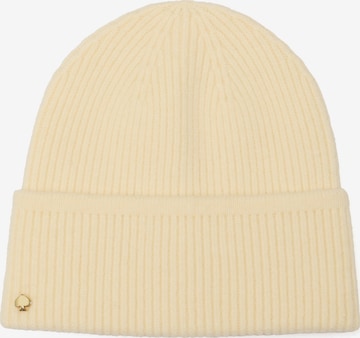 Berretto 'New York Spade' di Kate Spade in beige: frontale