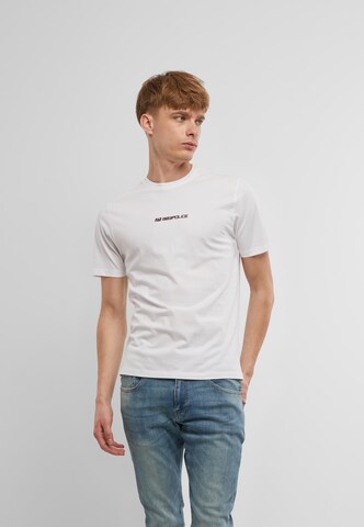 883Police Shirt ' ' in Wit: voorkant
