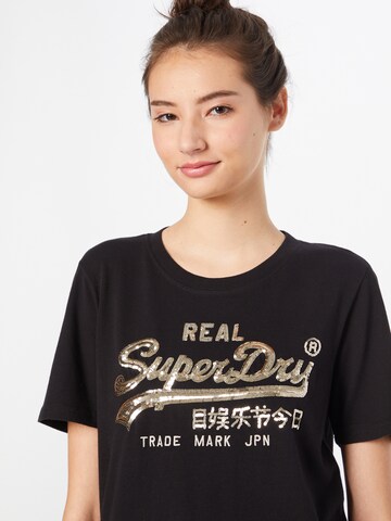 T-shirt Superdry en noir