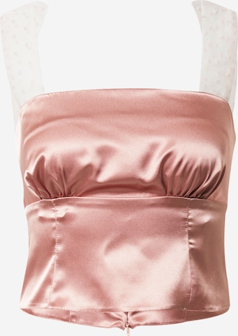 Miss Selfridge Top in Roze: voorkant