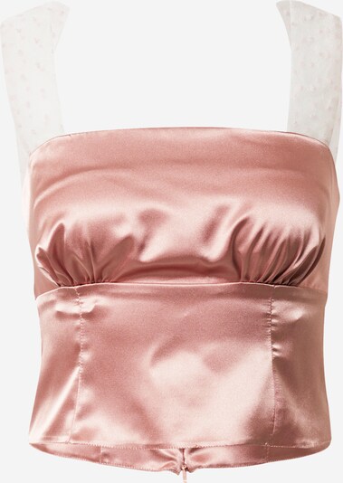 Top Miss Selfridge pe rosé / alb, Vizualizare produs