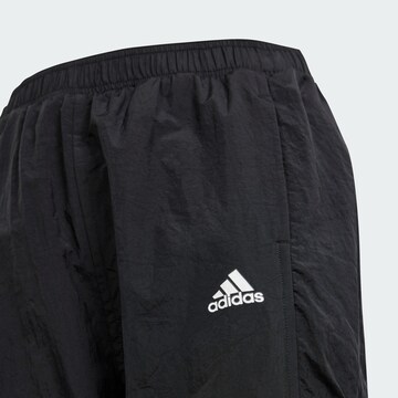 ADIDAS SPORTSWEAR Loosefit Sportovní kalhoty 'Dance Woven' – černá