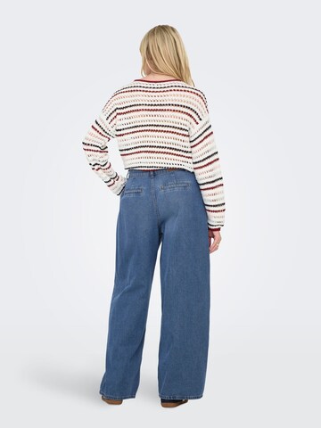 Wide leg Jeans con pieghe 'ONLIvy' di ONLY in blu