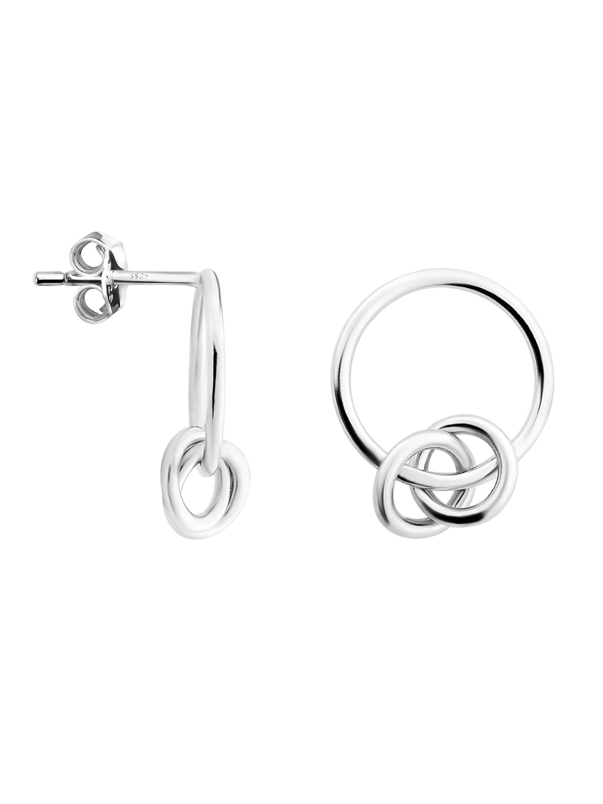 Sofia Milani Ohrringe‌‌‌‌‌ in Silber: Vorderseite