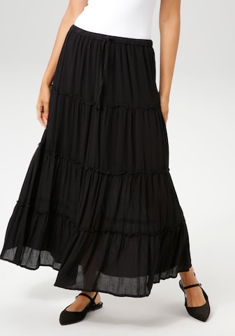 Aniston CASUAL Skirt in Black: front