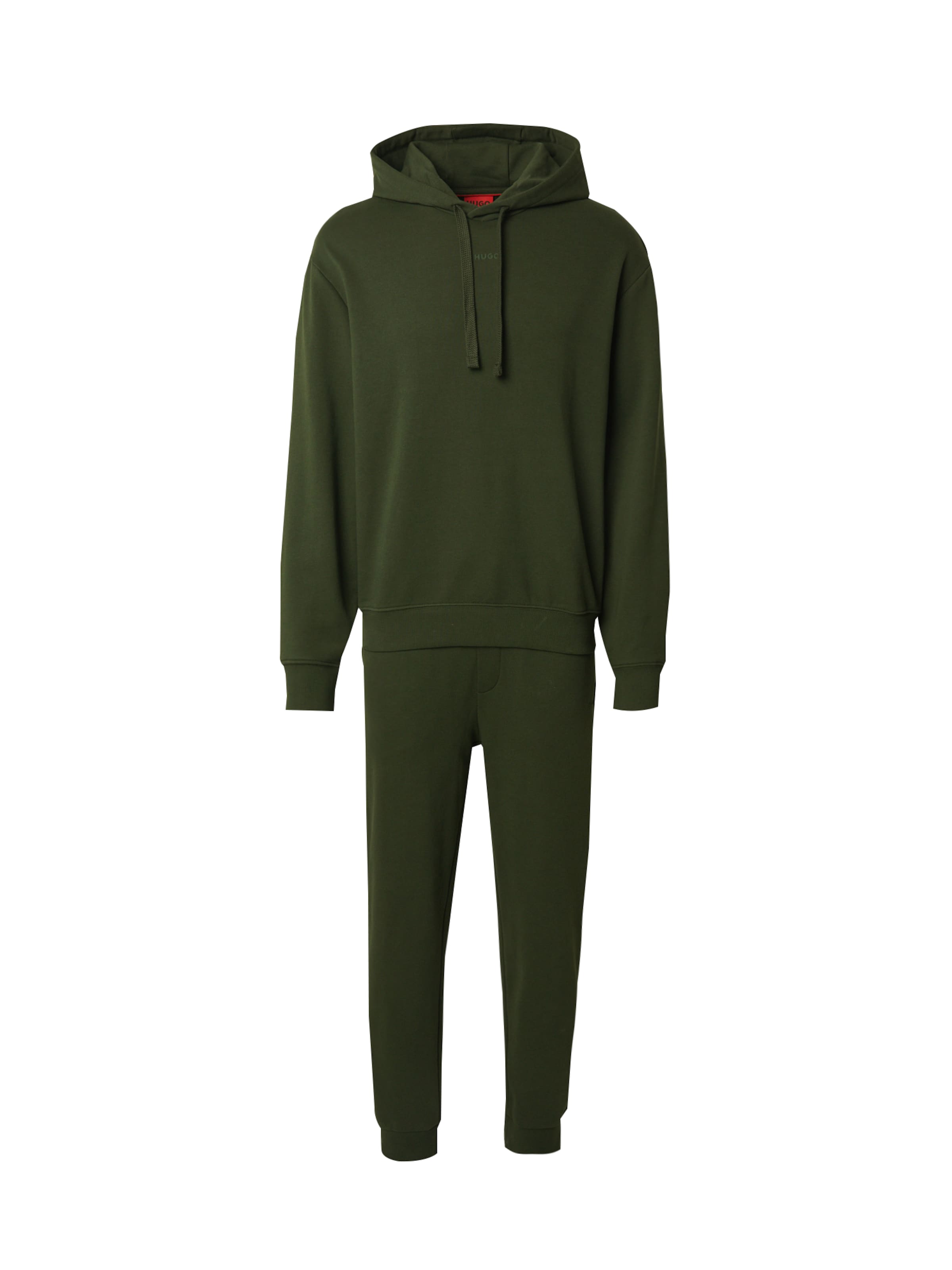 HUGO Joggingpak 'DapoDayote' in Groen: voorkant