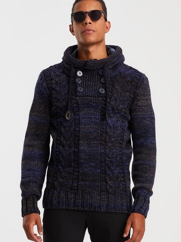 Leif Nelson Pullover in Blau