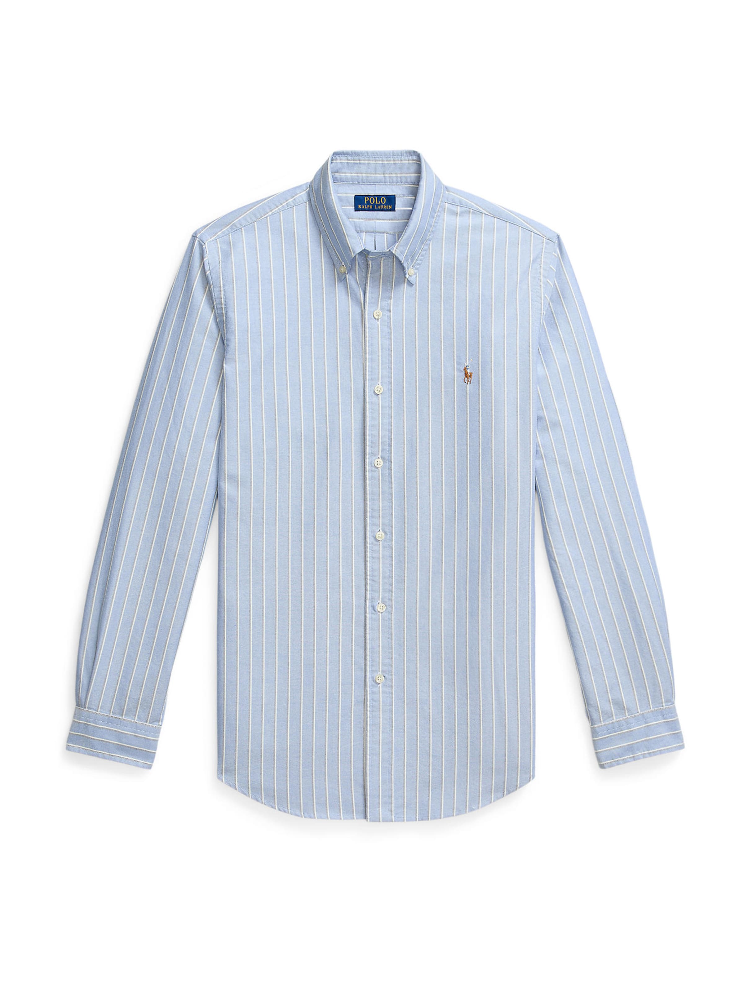 Polo Ralph LaurenSlim Fit Košulja - plava boja: prednji dio