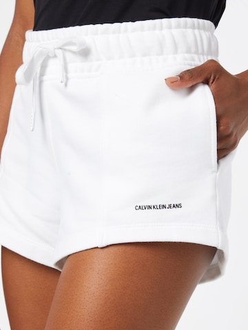 Calvin Klein Jeans Regular Pants in White