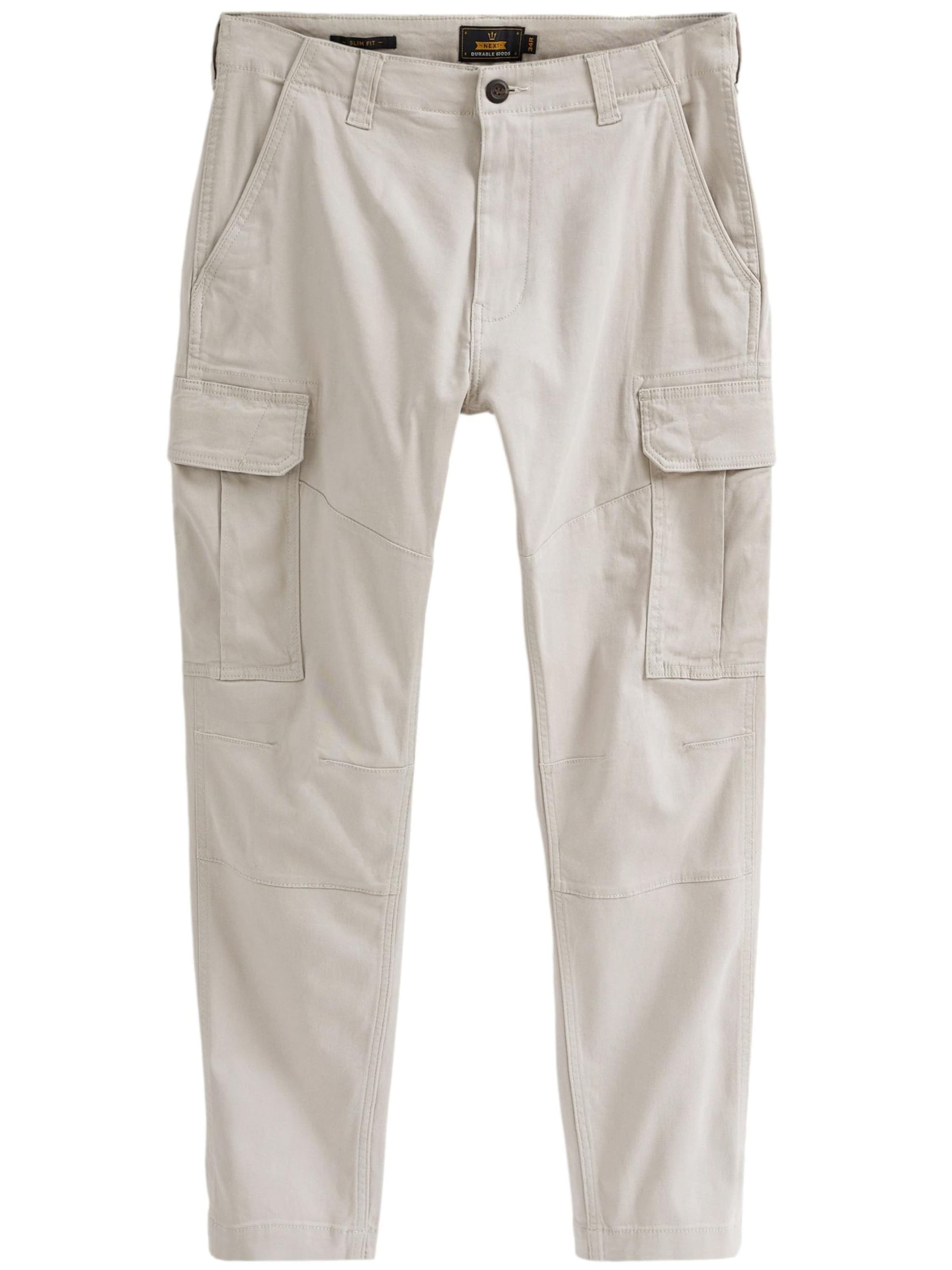Next regular Παντελόνι cargo σε γκρι: μπροστά