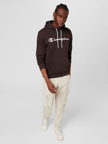 Sweat-shirt Champion Authentic Athletic Apparel en marron