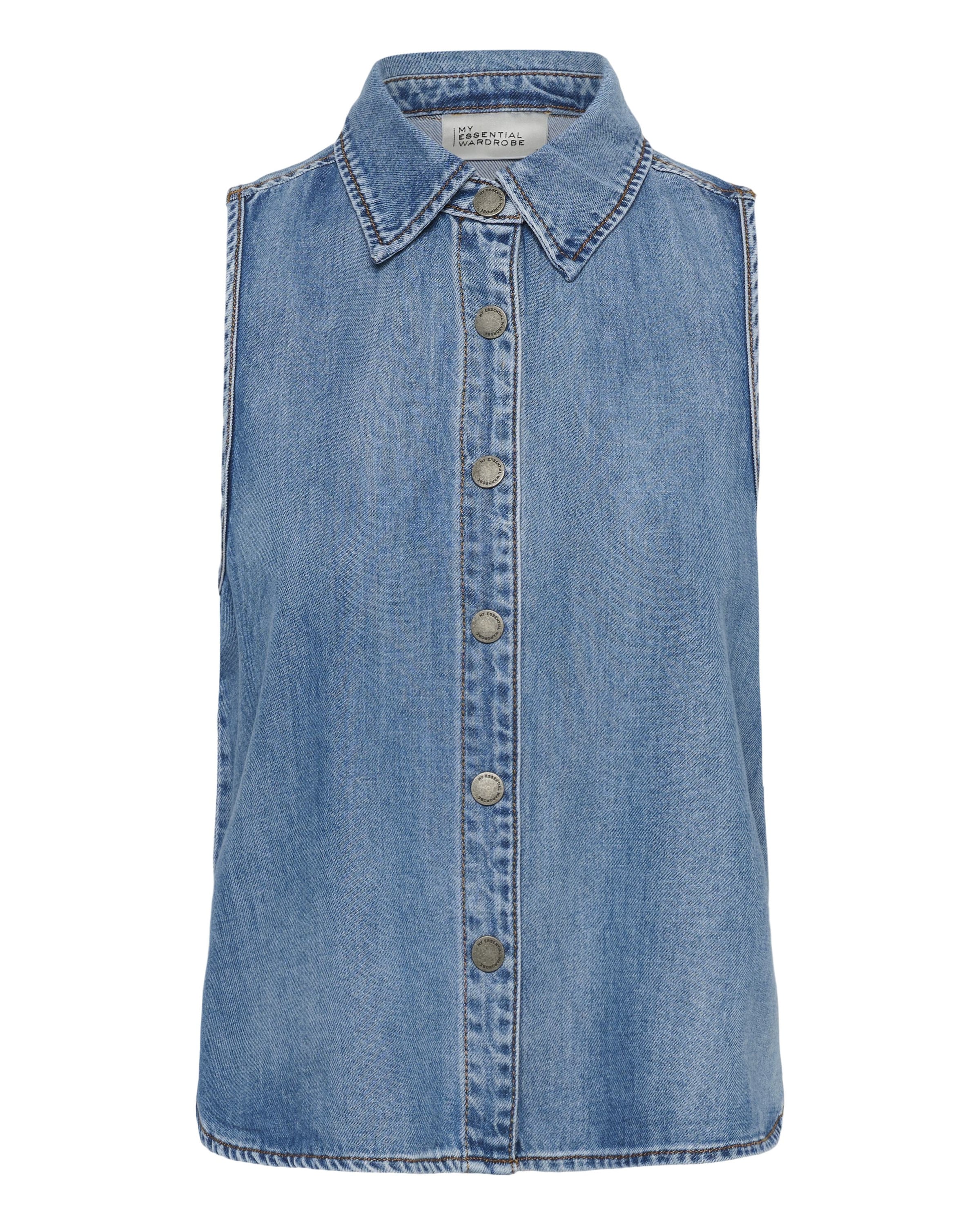 My Essential Wardrobe Vest 'MWSunna 171' in Blue: front