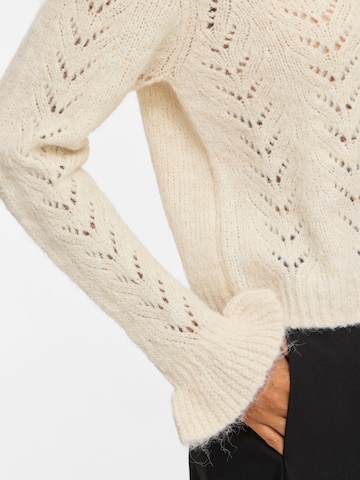VILA Neuletakki 'VIDANNA' värissä beige